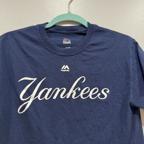 Yankees Sir Didi Tee Shirt Navy New York Didi Gregorius 18 Baseball sz Small - Picture 2 of 6